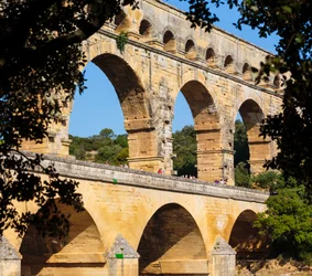 Pont du Gard, Romeins aquaduct, Frankrijk